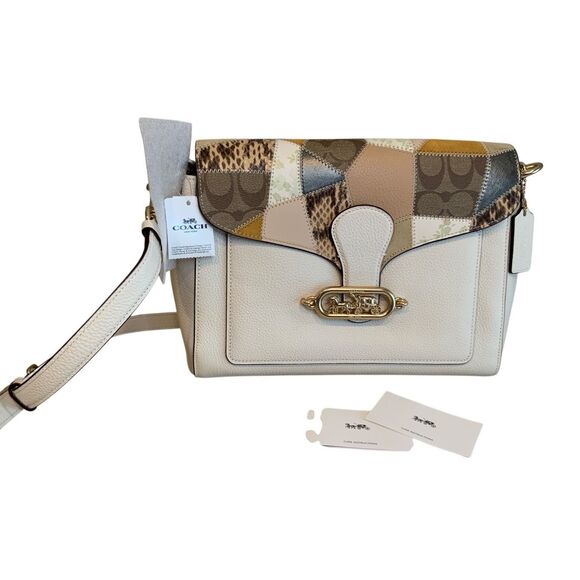 LIMITED EDITION Coach Jade Messenger Patchwork - Picture 10 of 11